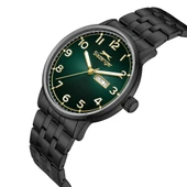 Slazenger SL.09.2560.2.02 Çelik Kordon Çelik Kasa 10 ATM Suya Dayanıklı Siyah Renk Erkek Kol Saati thumbnail 2