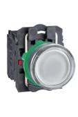 Schneider Electric Schneider XB5AW3165, Beyaz Işıklı Yaylı Buton, 1NA-1NK - 1