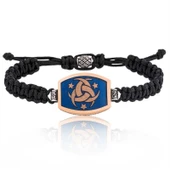 Gümüş Teşkilat-ı Mahsusa Makrome Erkek Bileklik - 1