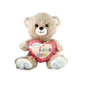 Çocuk PJH2324  Peluş Kalpli Ayı Love You 30 cm -Vardem thumbnail 1
