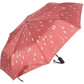 Marlux Dzc Kuzenler Avm Yağmur Damla Desen Full Otomatik Şemsiye Çanta Boy thumbnail 1