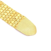 Altın Kaplama Kemer Çiçek Desen Tokalı Model-KMR-111 - 3