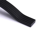 Akasya 320 mm Siyah Metal Mobilya Kulpu Çizgili Model Dayanıklı Uzun Ömürlü Modern Dekoratif Tasarım thumbnail 6