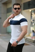 Erkek Yakalı Kısa Kollu Tişört - 2