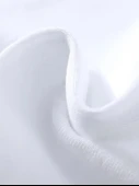 Baskılı Oversize Bisiklet Yaka T-shirt - Beyaz - 3