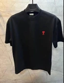 Unisex Bisiklet Yaka Baskılı Oversize T-Shirt - Siyah thumbnail 3