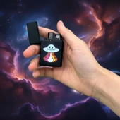 Zengaz Neşeli Ufo Siyah Çakmak thumbnail 4