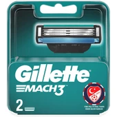 Gillette Mach3 Yedek Tıraş Bıçağı 2li thumbnail 1
