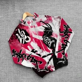 Unisex Dijital Baskılı Paraşüt Rüzgarlık - Renkli thumbnail 1