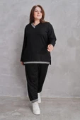 Kadın Yeni Sezon Uzun Kollu Ribana Detay Ikili Takım thumbnail 11