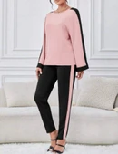 Kadın Iki Iplik şerit Detaylı Ikili Takım thumbnail 2