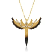 Gümüş Kılıç Bayan Kolye - 1