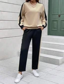 Kadın Iki Iplik şerit Detaylı Ikili Takım thumbnail 2