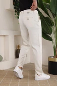 Erkek Casual Slim Fit Cord Desenli Kumaş Pantolon thumbnail 3