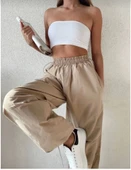 Cepli Paraşut Pantalon - Bej thumbnail 2