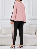 Kadın Iki Iplik şerit Detaylı Ikili Takım thumbnail 3