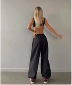 Cepli Paraşut Pantalon - Siyah thumbnail 2
