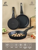 Amboss Vento Siyah 3'lü Tava Seti thumbnail 2