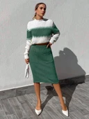 Kadın Uzun Kollu Triko Etekli Takım thumbnail 2