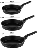 Amboss Vento Siyah 3'lü Tava Seti thumbnail 1