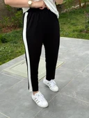 Kadın Modal Dokulu Kumaş Yanı şeritli Takım thumbnail 3