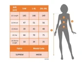 Kadın Kısa Kollu V Yakalı Desenli Süprem Elbise thumbnail 4