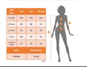 Kadın Uzun Kollu Yakası Açık Viskon Elbise thumbnail 6