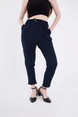 Tam Kalıp Basic Eşofman Pantolon - Lacivert - 3