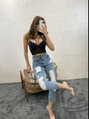 5998 KOT PANTOLON-MAVİ thumbnail 3