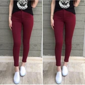 Gabardin Kumaş Yüksek Bel Pantolon 90cm Bel 38cm - 1