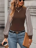 Kadın Uzun Kollu Balıkçı Yaka Bürümcük Bluz thumbnail 5