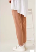 Tam Kalıp Basic Eşofman Pantolon - Kahverengi - 4