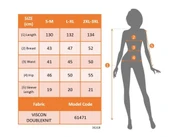 Kadın Kısa Kollu Bisiklet Yaka Yandan Bağlamalı Viskon Iki Iplik Elbise thumbnail 6