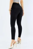 Yüksek Bel Likralı Jean Pantolon 90 Cm - 4