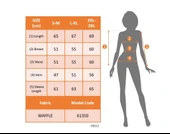 Kadın Uzun Kollu V Dantel Yaka Waffle Bluz thumbnail 4