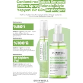Skinwell Sabah Yoğun Bakım Hyalüronik Asit İçerikli Yüz Bakım Sprey Serum 100ML thumbnail 4