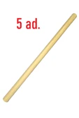 50cm Uzun 30mm Kalın Ahşap Pürüzsüz Yuvarlak Çubuk 5 Adet, Çok Amaçlı, Sağlam, Hobi Çubuğu - 2