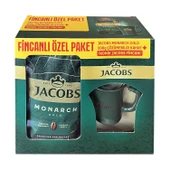 Jacobs Monarch Gold 200 gr İkonik Jacobs Fincanlı Set thumbnail 1
