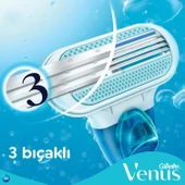 Gillette Venüs Smooth Kadın Tıraş Bıçağı + 3 Yedek Başlık thumbnail 4
