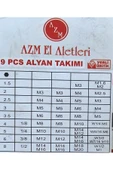 9 parça 10 mm alyan. Takımı - 2