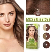 Naturtint 7.7 Doğal Teide Kahvesi Doğal Saç Boyası 170ML thumbnail 2