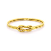 Altın Kaplama İmitasyon Aşk Düğümü Ajda Bilezik BLZ-3119 thumbnail 2