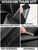 Beylini 1 Adet Ayakkabı Tamir Deri Kendinden Yapışkanlı Onarım Bandı Kare Delik Onarım Yaması Spor Ayakkabı - 2