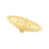 Altın Kaplama Hint Model Desenli Yüzük YZK-510 thumbnail 2