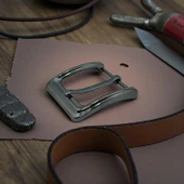 Kemer Tokası 3,9 cm Siyah Nikel 1 Adet - 1