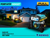 FULL FGL 10000 LE Marşlı 10 kVA Monofaze Benzinli Jeneratör thumbnail 2