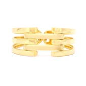 Altın Kaplama 2 Sırda Kaburga Kelepçe KB-127 thumbnail 1