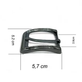 Kemer Tokası 3,9 cm Siyah Nikel 1 Adet - 3