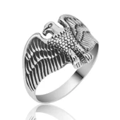 Gümüş Kartal Erkek Yüzük - 1