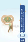 Wee Baby Duo Simetrik Uçlu Emzik 6-18 Ay No:2 - 3